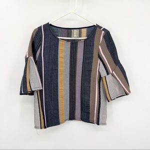 Dolan Left Coast Striped Blouse XS